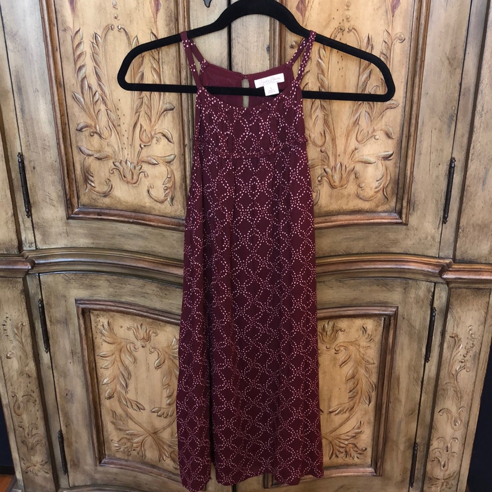 Lucky Brand Patterned Halter Dress